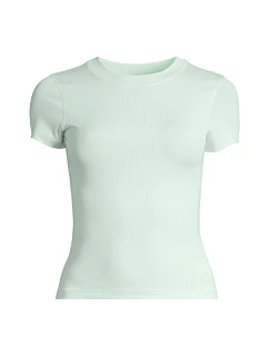 Dámské tričko CASALL Bold Rib Tee, zelené