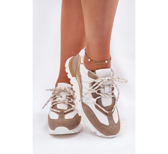 Kožené Polobotky Sneakers Dámské model 21693232 - Artiker