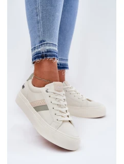 Sneakersy Damskie LEE LAYLA WOMEN LOW 50251003 Zgaszona Biel