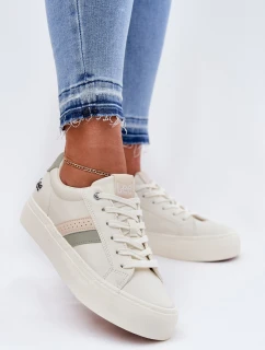 Sneakersy Damskie LEE LAYLA WOMEN LOW 50251003 Zgaszona Biel