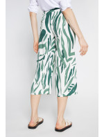 Monnari Nohavice so vzorom Dámske nohavice Multi Green