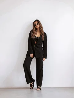 Černý dámský oblek se model 19673946 - Moon