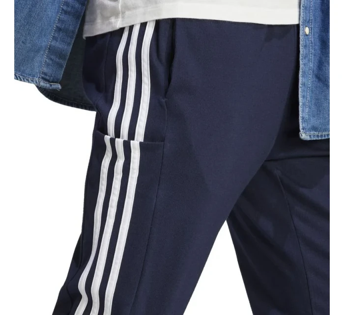 Nohavice adidas Essentials Single Jersey Tapered Open Hem 3-Stripes M IC0045
