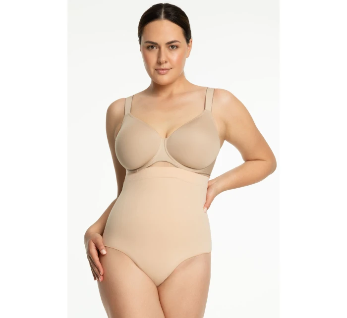 Julimex 441 bezšvové nohavičky s vysokým pásom farba:béžová