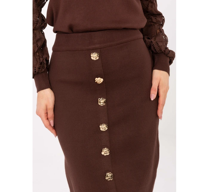 Spódnica PM SD model 21787914 brązowy - FPrice