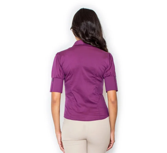Dámská košile  tmavě fialová  model 18564622 - Figl