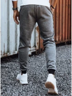 Pánske antracitové tepláky FashionStreet UX4423