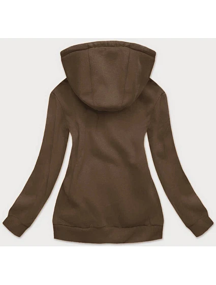 Dámská sportovní mikina v khaki barvě model 19382415 - J.STYLE