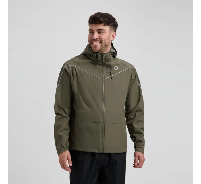 Rogelli bunda do dažďa ESSENTIAL zelená XL Rogelli bunda do dažďa ESSENTIAL zelená XL