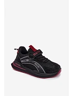 Dětské sportovní boty Big Star TT374152 HI-POLY SYSTEM Černo-vínové