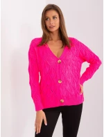 Sweter BA SW  fluo różowy model 21142000 - FPrice