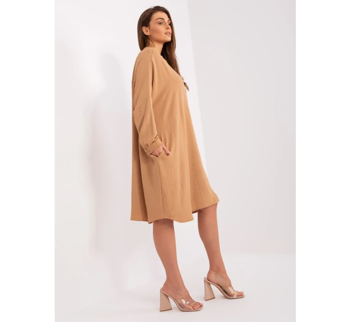 Šaty DHJ SK 15506A.94P camel