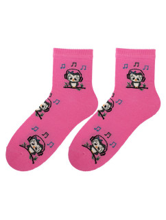Ponožky Bratex POP-D-168 Pink