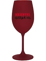 QUEEN OF ALL WINE - burgundský pohár na víno 350 ml