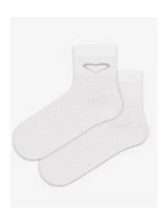 TENKÉ PONOŽKY FARBA 2-6 ROKOV DIEVČATÁ BIELA 24-26