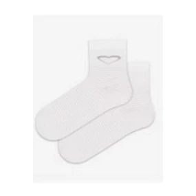 TENKÉ PONOŽKY FARBA 2-6 ROKOV DIEVČATÁ BIELA 24-26