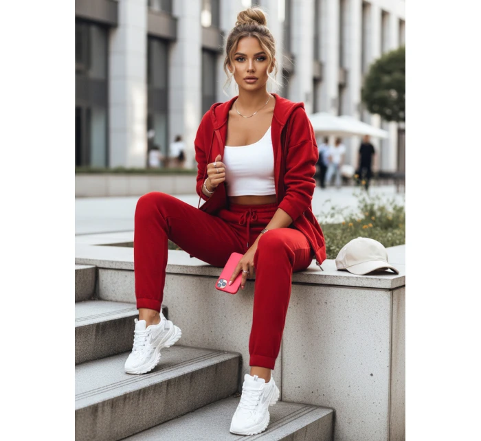 Komplet damski PREMIUM czerwony model 22011474 - FashionStreet