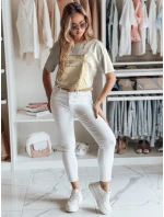 Dámské tričko šedé model 21976594 - Dstreet