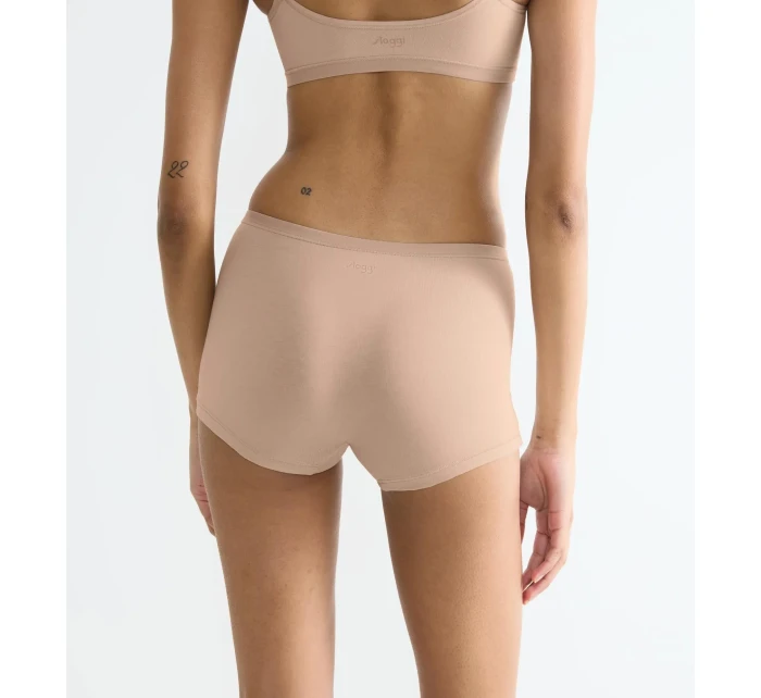 sloggi GO Daily Cotton Short 3P - BROWN - SLOGGI BROWN - SLOGGI