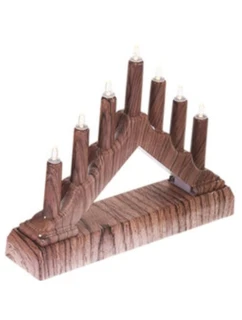 ADVENT CHURCH 15.5x3.2x13.5CM 7 LED napájaných batériami detské