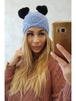 Fleecová čepice 2 modrá model 18751413 - K-Fashion Fleecová čepice 2 modrá model 18751413 - K-Fashion