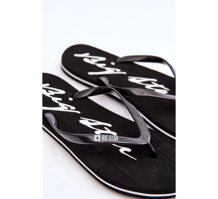 Dámské lehké žabky Big Star model 21610792 Černá - Big Star Shoes Dámské lehké žabky Big Star model 21610792 Černá - Big Star Shoes