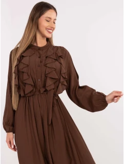 Sukienka MI SK model 21768495 brązowy - FPrice