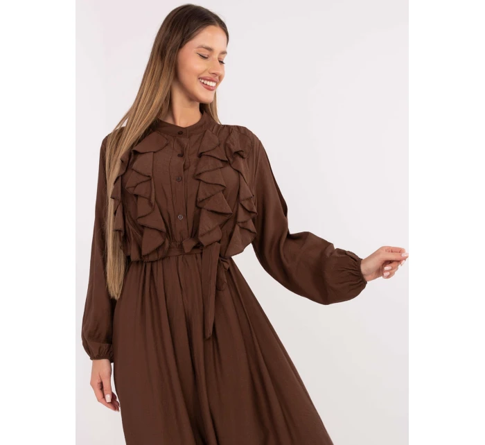 Sukienka MI SK model 21768495 brązowy - FPrice