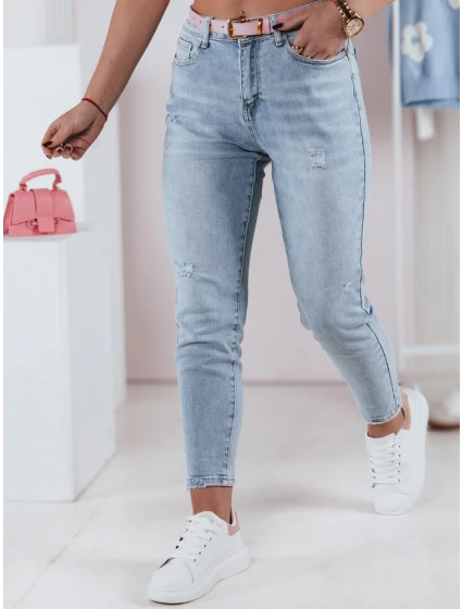 Dámské džínové úzké kalhoty s páskem Dstreet model 21983363 - FashionStreet Dámské džínové úzké kalhoty s páskem Dstreet model 21983363 - FashionStreet