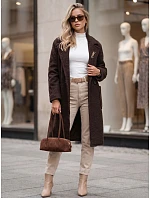 Płaszcz damski typu  z brązowy model 22350779 - FashionStreet