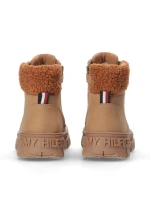 Tommy Hilfiger Čipkované topánky Cognac W T3A5-33053-1628582-582