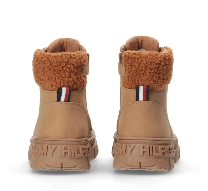 Tommy Hilfiger Čipkované topánky Cognac W T3A5-33053-1628582-582