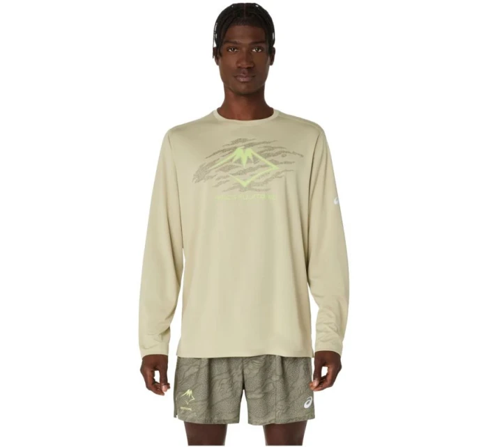 ASICS Fujitrail Logo LS Top 2011D391-300 Green L