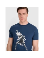 Pánske volejbalové tričko s potlačou 4F 4FRAW25TTSHM3237-46S pánske Pánske volejbalové tričko s potlačou 4F 4FRAW25TTSHM3237-46S pánske