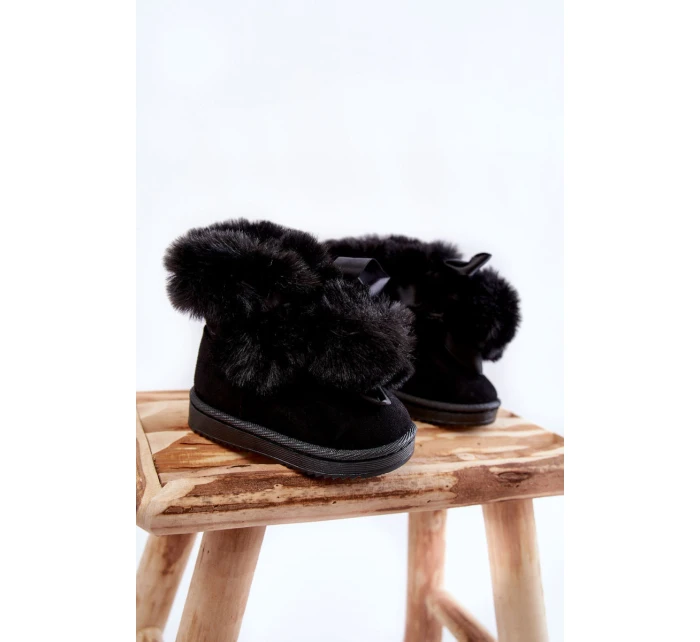 Dětské teplé sněhule Černé model 21600339 - Boto