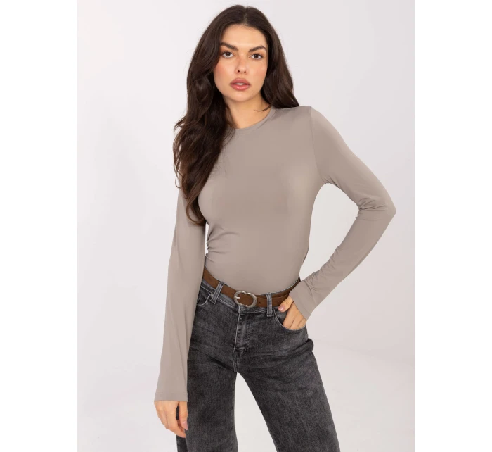 Bluzka model 21789127 ciemny bezowy - FPrice