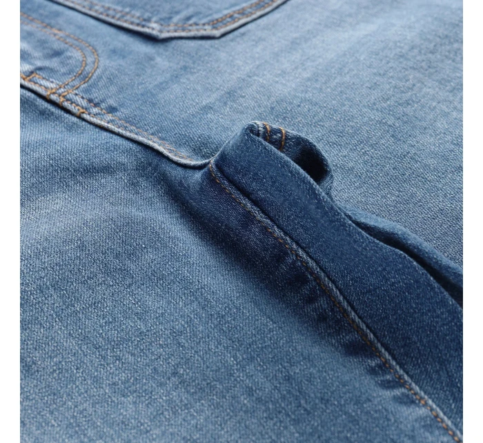 Dámske džínsy s vysokým pásom NAX NAX DAWEA dk.metal blue Dámske džínsy s vysokým pásom NAX NAX DAWEA dk.metal blue