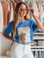 Dámské tričko modrá Dstreet model 21977065 - FashionStreet