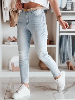 Dámské džínové kalhoty mom fit blue Dstreet model 21985658 - FashionStreet