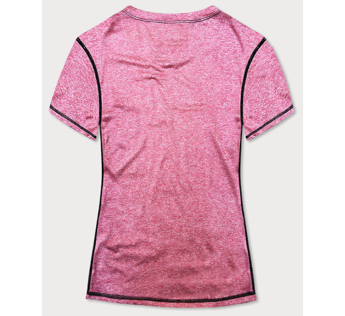 Ružové dámske športové tričko T-shirt (A-2165)