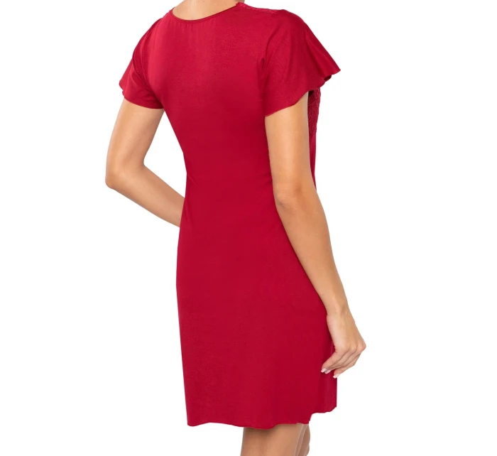 Dámska nočná košeľa Luiza vínová - Donna