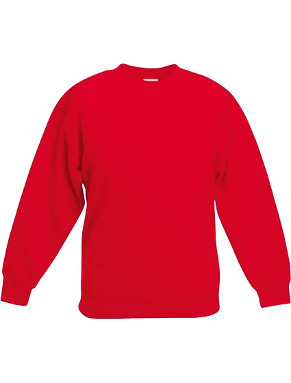 Fruit of the Loom Classic Kids Set-In Sweat Detská mikina 16.2041 červená Fruit of the Loom Classic Kids Set-In Sweat Detská mikina 16.2041 červená