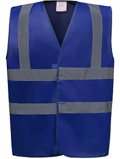 Bezpečnostná vesta Yoko HVW 100 Hi-Vis 79.W100, kráľovská modrá
