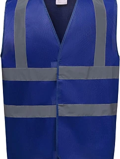 HVW 100 HiVis bezpečnostní vesta model 22502179 royal blue - Yoko