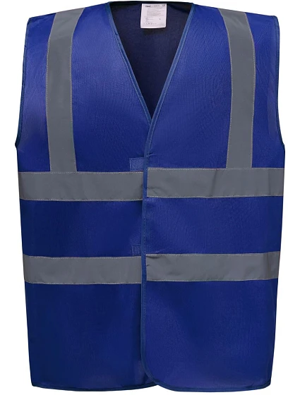 Bezpečnostná vesta Yoko HVW 100 Hi-Vis 79.W100, kráľovská modrá Bezpečnostná vesta Yoko HVW 100 Hi-Vis 79.W100, kráľovská modrá