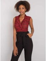 Kombinéza RO KO 2506 2.36P čierna a červená