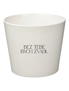 Bez teba by som padol - malý kvetináč