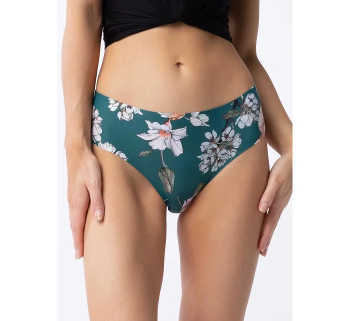Dámske nohavičky Tea Rose Simple Classic Green so vzorom - Julimex