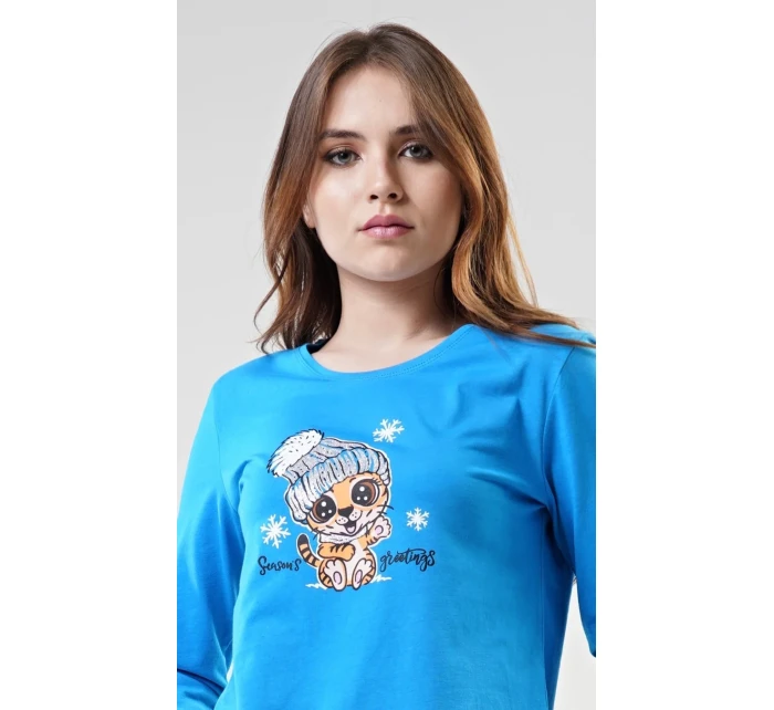 Dámske pyžamo dlhé Tigrík