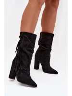 Topánky na podpätku model 221127 Krok vo veľkom štýle